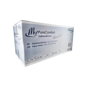 MyPureComfort Falthandtücher Premium 25 x 21cm 2-lagig